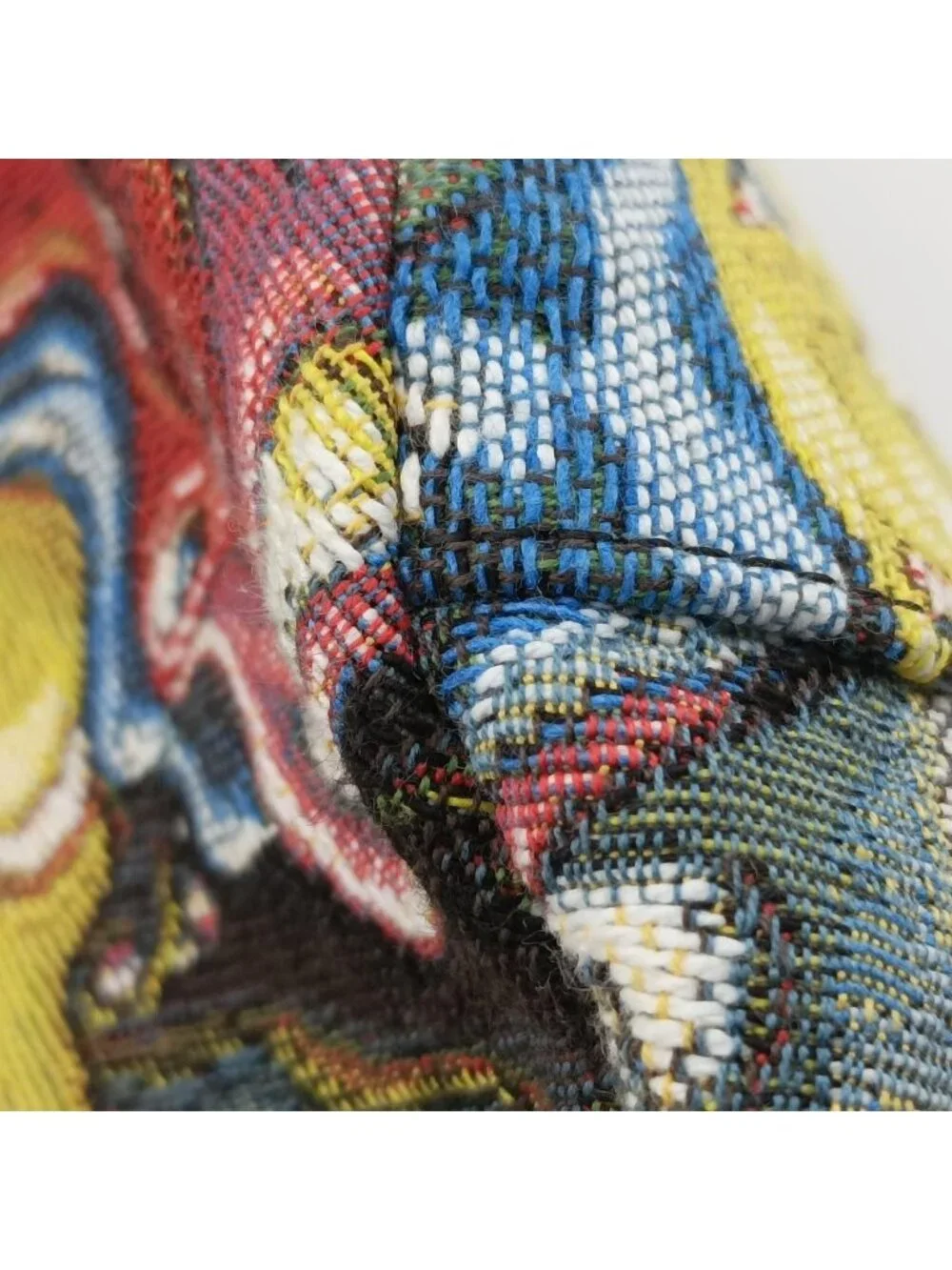 Dior &Kennie Schaaf Saddle Soft Multicolor Jacquard Grained Calfskin Shoulder